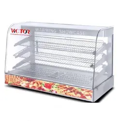 گرم کن رومیزی ( دیسپلی ) 90 سانتی مرطوب استیل ویکتور