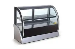 شو کیک شیشه خم دو طبقه دیاموند مدل DS540A