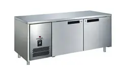 یخچال و فریزر روی میز کار 2 درب استیل دیاموند مدل FR-6T-2d