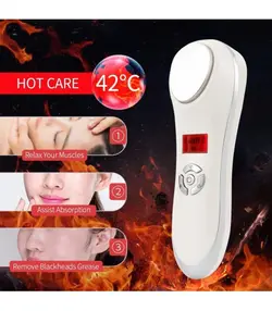 دستگاه اسکوم و ماساژور تقویت کننده وجوانسازی صورت سرد وگرم اسکوم تراپی و جوان ساز Beauty Instrument Beauty Instrument - روناهی کالا
