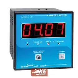 آمپرمتر تکی 96 دیجیتال 21D1 شیوا امواج AMD-6000A