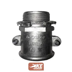 گلند مستقیم دو پیچ لوله فلکسی سایز 36 توس فلکس A-36