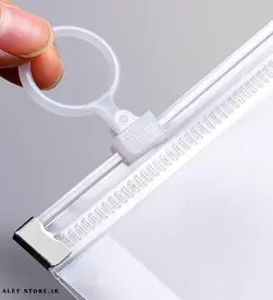 پوشه طلقی شفاف زیپ دار طرح گربه