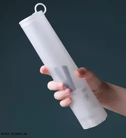 پوشه طلقی شفاف زیپ دار طرح گربه