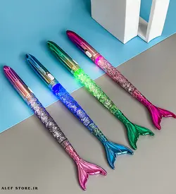 روان نویس فانتزی آکواریومی – طرح پری دریایی چراغ دار