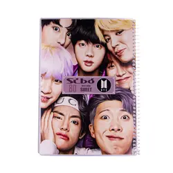 دفتر 80 برگ سیبو طرح Bts