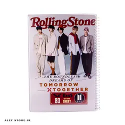 دفتر 80 برگ سیبو طرح Bts