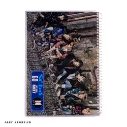 دفتر 60 برگ سیبو طرح Bts