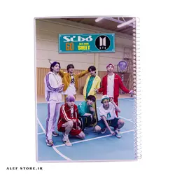 دفتر 60 برگ سیبو طرح Bts