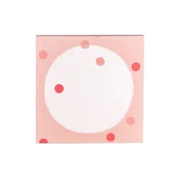 برگه یادداشت 100 برگ فانتزی طرح خال خالی