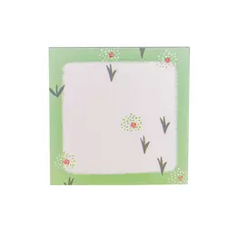 برگه یادداشت 100 برگ فانتزی طرح گل و بوته