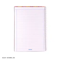 دفتر جلد طلقی 50 برگ سیبو طرح کارتونی
