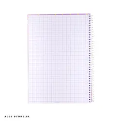 دفتر شطرنجی 40 برگ ایمان طرح چهارخونه