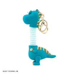 جاکلیدی سیلیکونی گردن خرطومی طرح دایناسور