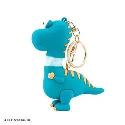 جاکلیدی سیلیکونی گردن خرطومی طرح دایناسور