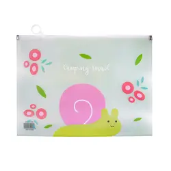 پوشه شفاف زیپ دار فانتزی طرح حیوانات