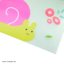 پوشه شفاف زیپ دار فانتزی طرح حیوانات