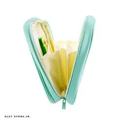 جامدادی فانتزی دو زیپ موکا