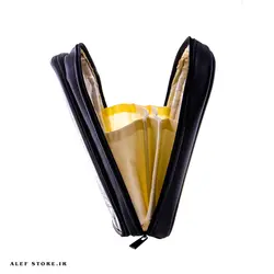 جامدادی فانتزی دو زیپ موکا