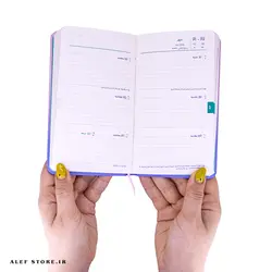 تقویم پلنر جیبی 1403 دات نوت طرح گل و بلبل