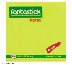 استیک نوت 100 برگ Fanta Stick - سایز 7.6 *7.6