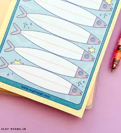 برگه یادداشت تن ماهی