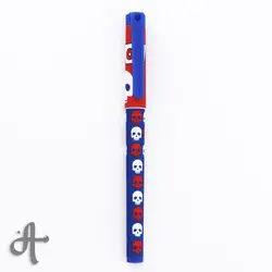 خودکار فشن رایت طرح اسکلتی آبی قرمز