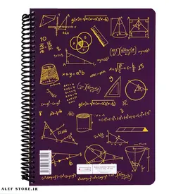 دفتر 100 برگ دات نوت - طرح ریاضی Math