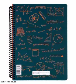 دفتر 100 برگ دات نوت - طرح ریاضی Math