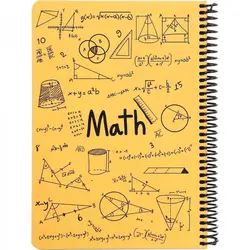 دفتر 100 برگ دات نوت - طرح ریاضی Math