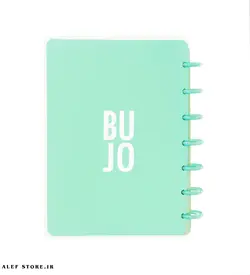 دفتر دکمه ای بولت ژورنال نقطه ای آبرنگ - طرح BO JO