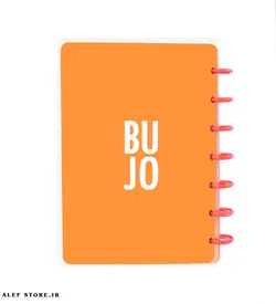دفتر دکمه ای بولت ژورنال نقطه ای آبرنگ - طرح BO JO