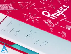 دفتر کلاسور 100 برگ - طرح فیزیک Physics
