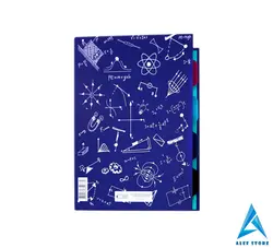 دفتر کلاسور 100 برگ - طرح فیزیک Physics