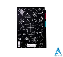 دفتر کلاسور 100 برگ - طرح فیزیک Physics