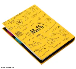 دفتر کلاسور 100 برگ دات نوت - طرح ریاضی Math