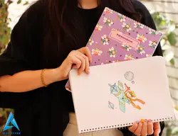 دفتر نقاشی سیمی پیل - 50 برگ