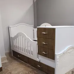 تخت و کمد کودک ، سیسمونی کد 53