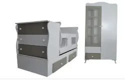 سرویس تخت و کمد کودک و نوزاد مدل باران