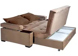 مبل 2 نفره تخت خواب شو طبی کشو دار کد 39