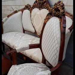 مبل کلاسیک 9 نفره + جلومبلی و عسلی کد 3651