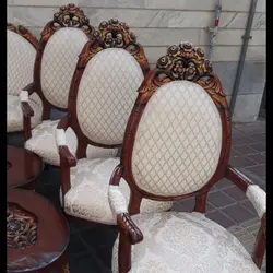 مبل کلاسیک 9 نفره + جلومبلی و عسلی کد 3651