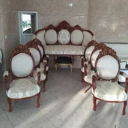 مبل کلاسیک 9 نفره + جلومبلی و عسلی کد 5893