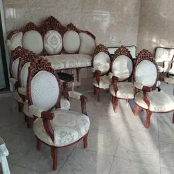 مبل کلاسیک 9 نفره + جلومبلی و عسلی کد 5893