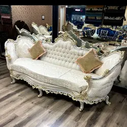 مبل کلاسیک سلطنتی 9 نفره مدل لورنز سوپرراش