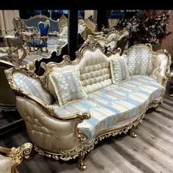 مبل کلاسیک سلطنتی 9 نفره مدل لورنز سوپرراش