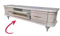 میز تلویزیون تمام ام دی اف عرض 160 سانتیمتر کد 207