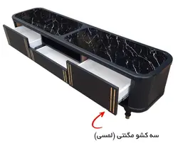 میز تلویزیون تمام ام دی اف عرض 160 سانتیمتر مدل الماس