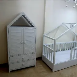 کمد کودک مدل کلبه 2 کشو کد11