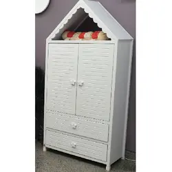 کمد کودک مدل کلبه 2 کشو کد11